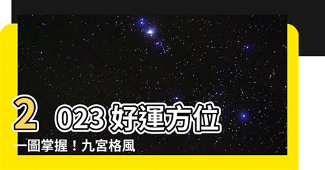 2023九宮格|【2023 九宮格】2023 好運方位一圖掌握！九宮格風水。